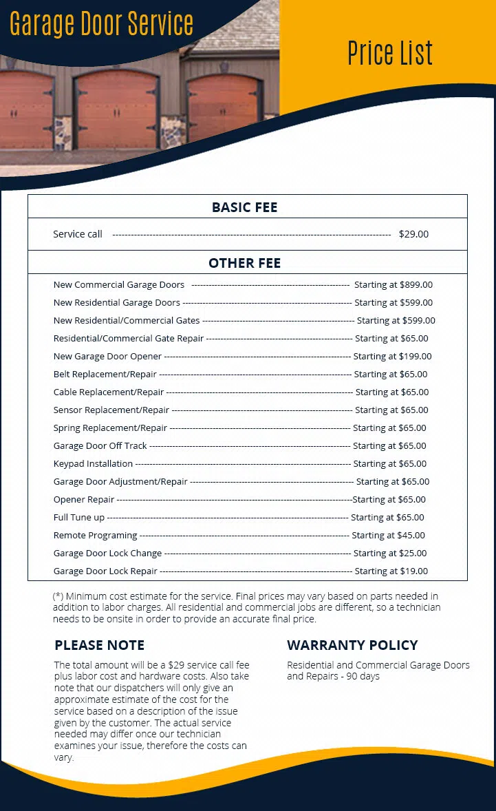 Global Garage Door Service Chesterfield, NJ 609-427-3186